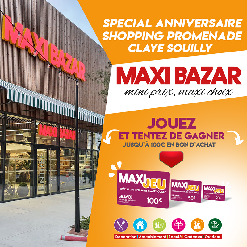 Jeu concours Maxi Bazar !